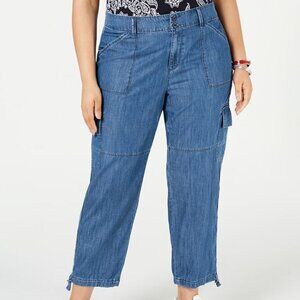 NWT - Tommy Hilfiger Chelsea Cargo Jeans - Size 18W